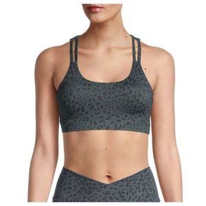 All Fenix NWT Dark Cheetah Sports Bra in Gray Size M